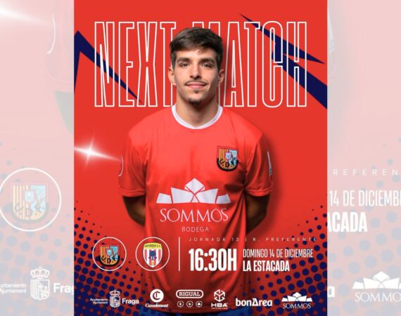 El partido de fútbol que no te puedes perder en Fraga este fin de semana