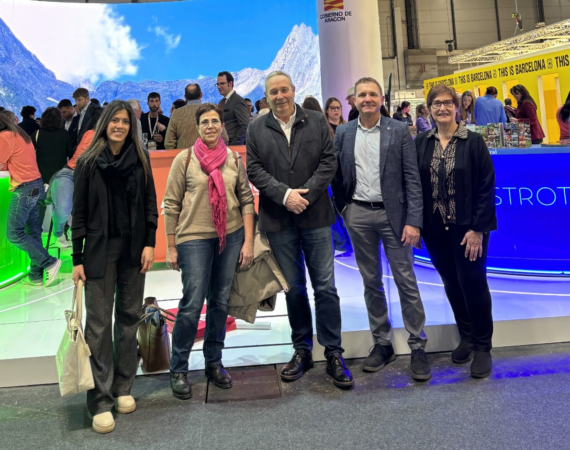 El Bajo/Baix Cinca presenta en FITUR su identidad turística en el stand de Aragón