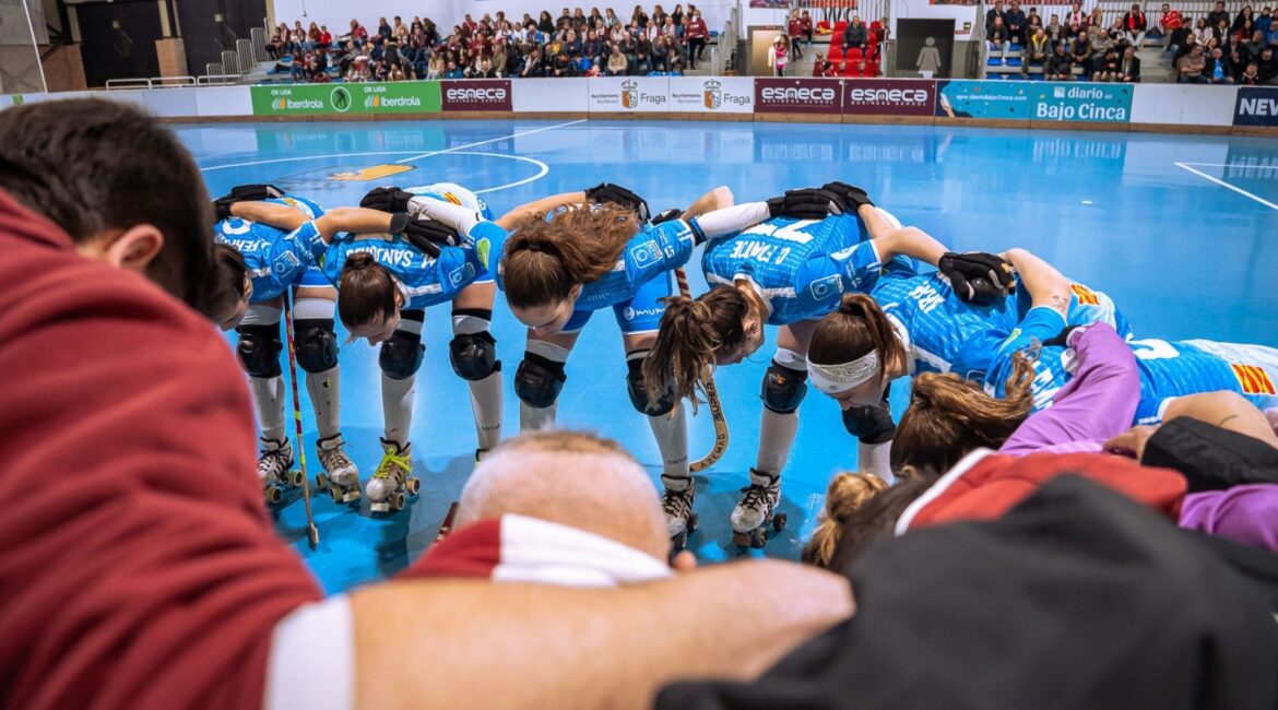 Solvente triunfo del Esneca Fraga en la pista del HC Palau