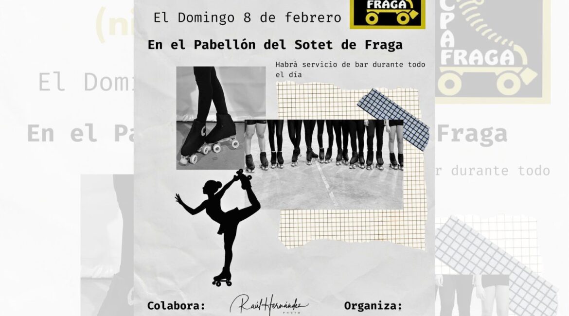 Fraga acogerá el 8 de febrero un Open de promoción de patinaje artístico