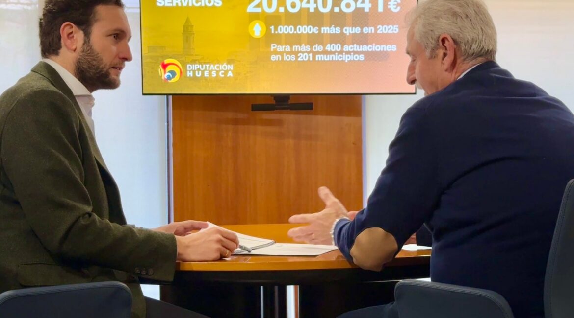 El Plan de Obras de la Diputación de Huesca destina 20,6 millones para más de 400 actuaciones en toda la provincia