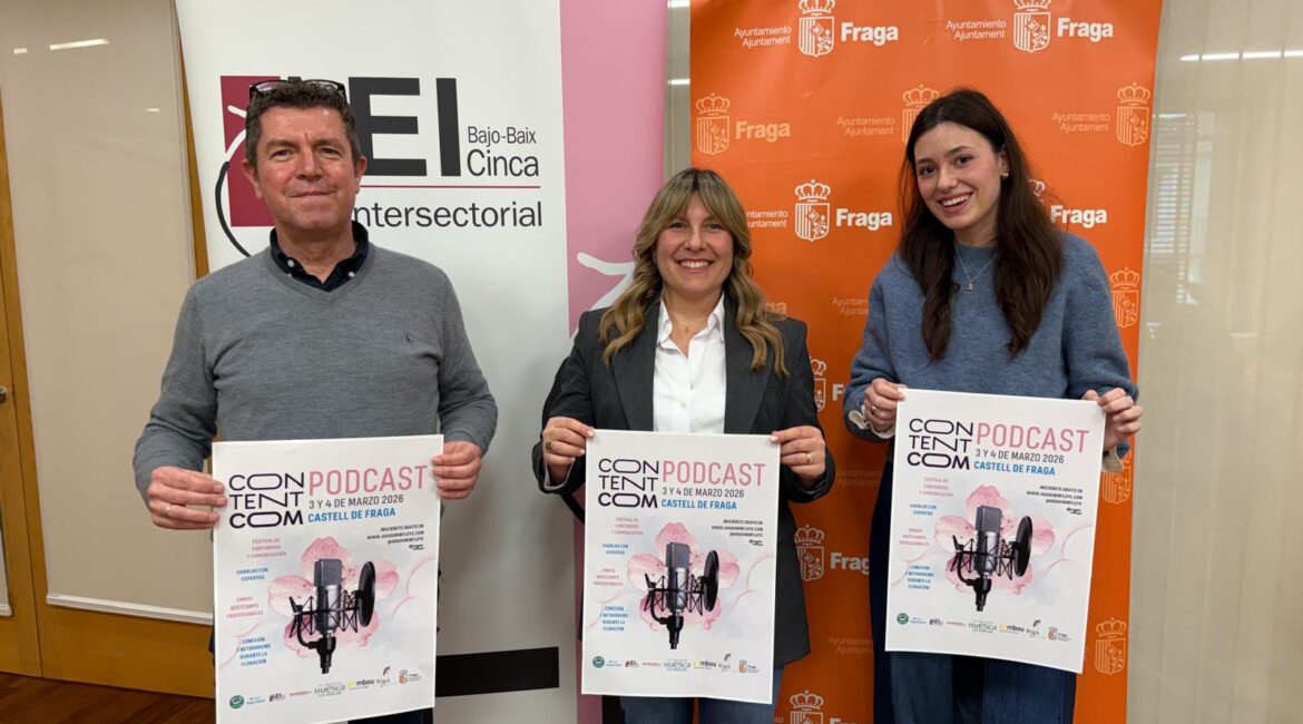 Fraga se convertirá en la capital del Podcast con el ContentCom Podcast