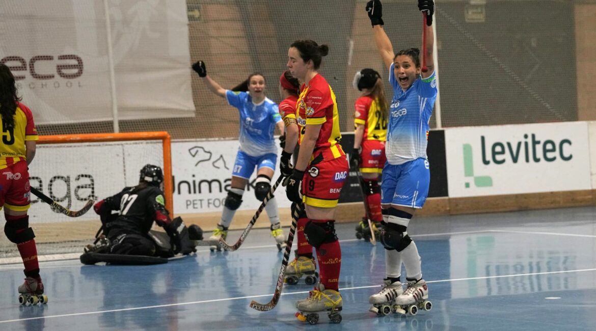 El CP Esneca Fraga golea al Manlleu (4-0) y deja encarrilado el pase a semifinales europeas