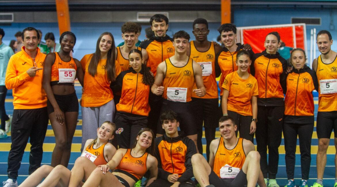 El Club Atletismo Fraga destaca en el Campeonato de Aragón absoluto en pista cubierta