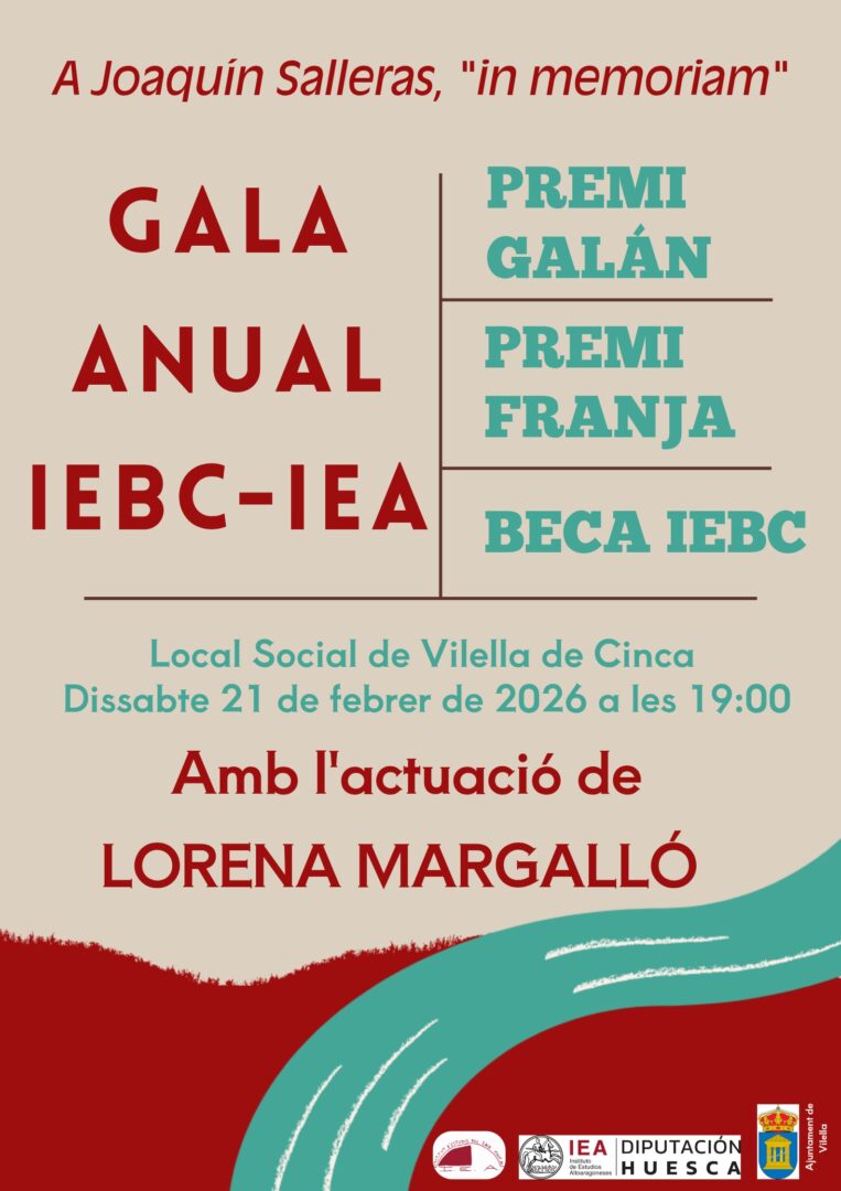 cartell gala IEBC-IEA