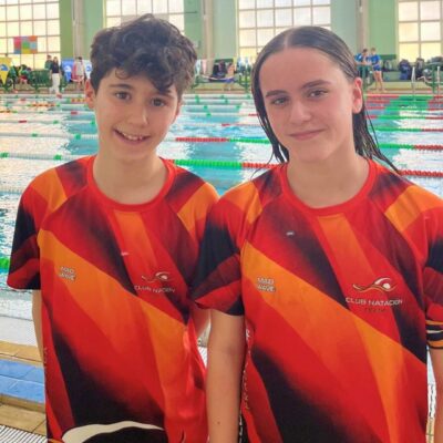 Notable papel de los alevines del Club Natación Fraga en el Campeonato de Aragón