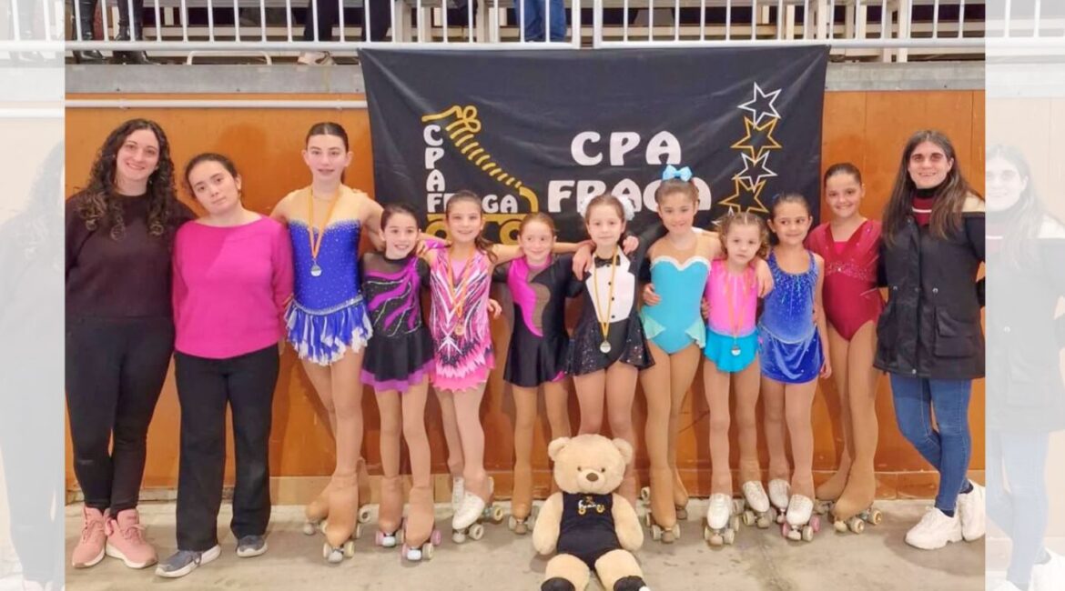 El patinaje artístico toma Fraga con el Open de Promoción de niveles 1 a 4 en el Sotet