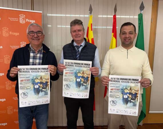 La 5k-10K Ciudad de Fraga bate récords y reunirá a 354 corredores