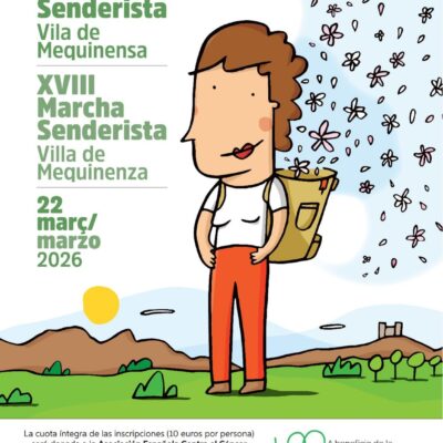 El 22 de marzo se celebrará la XVIII Marcha Senderista de Nequinenza a beneficio de la Asociación Española Contra el Cáncer