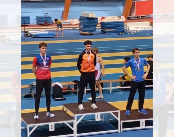 Álex Margalló se proclama campeón de Aragón sub-20 en 400 metros