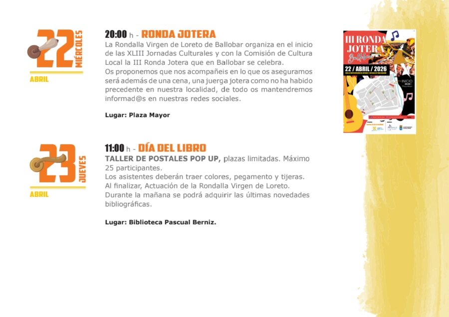 Ballobar 23 Abril