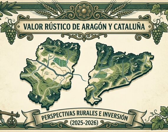 El valor oculto de las fincas rústicas: el regadío impulsa la inversión en Aragón y dispara el interés en Cataluña