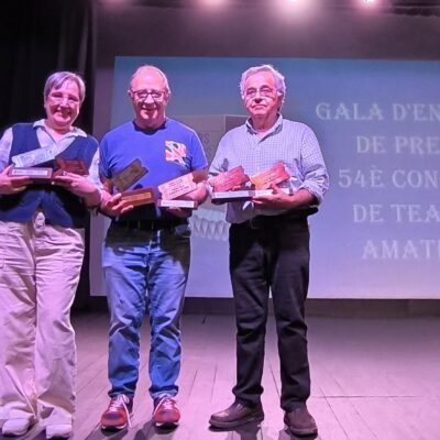 Teatro Génesis de Fraga logra cinco premios en el concurso de Arenys de Mar