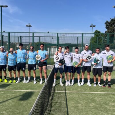 El Club Pádel Fraga se afianza en la segunda plaza tras un contundente triunfo en casa