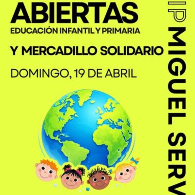 El CEIP Miguel Servet de Fraga celebrará este domingo su mercadillo solidario tras aplazarse por la lluvia