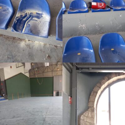 Ontiñena cierra el pabellón municipal temporalmente por actos vandálicos
