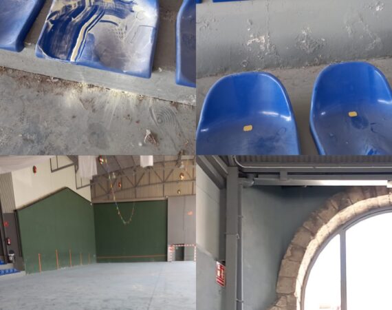 Ontiñena cierra el pabellón municipal temporalmente por actos vandálicos