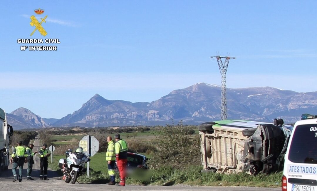 Un vecino de Fraga investigado por un siniestro vial ocurrido en Alcalá del Obispo