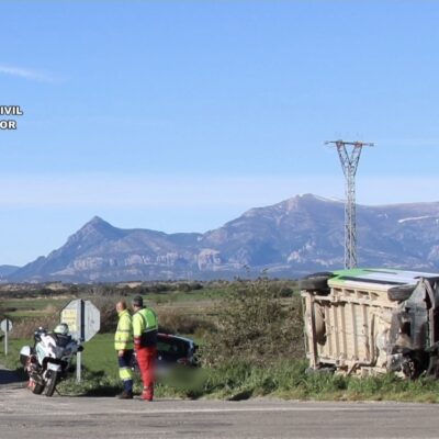 Un vecino de Fraga investigado por un siniestro vial ocurrido en Alcalá del Obispo