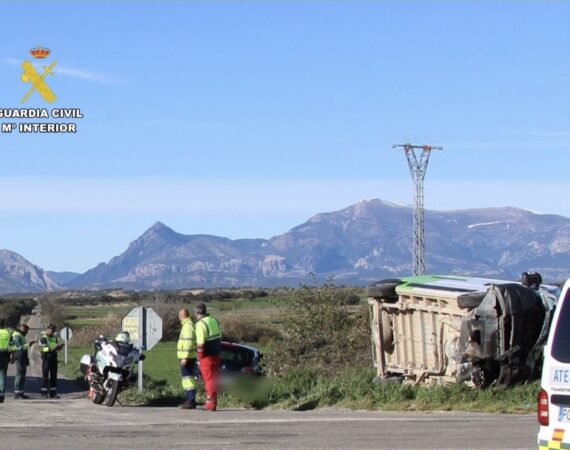 Un vecino de Fraga investigado por un siniestro vial ocurrido en Alcalá del Obispo