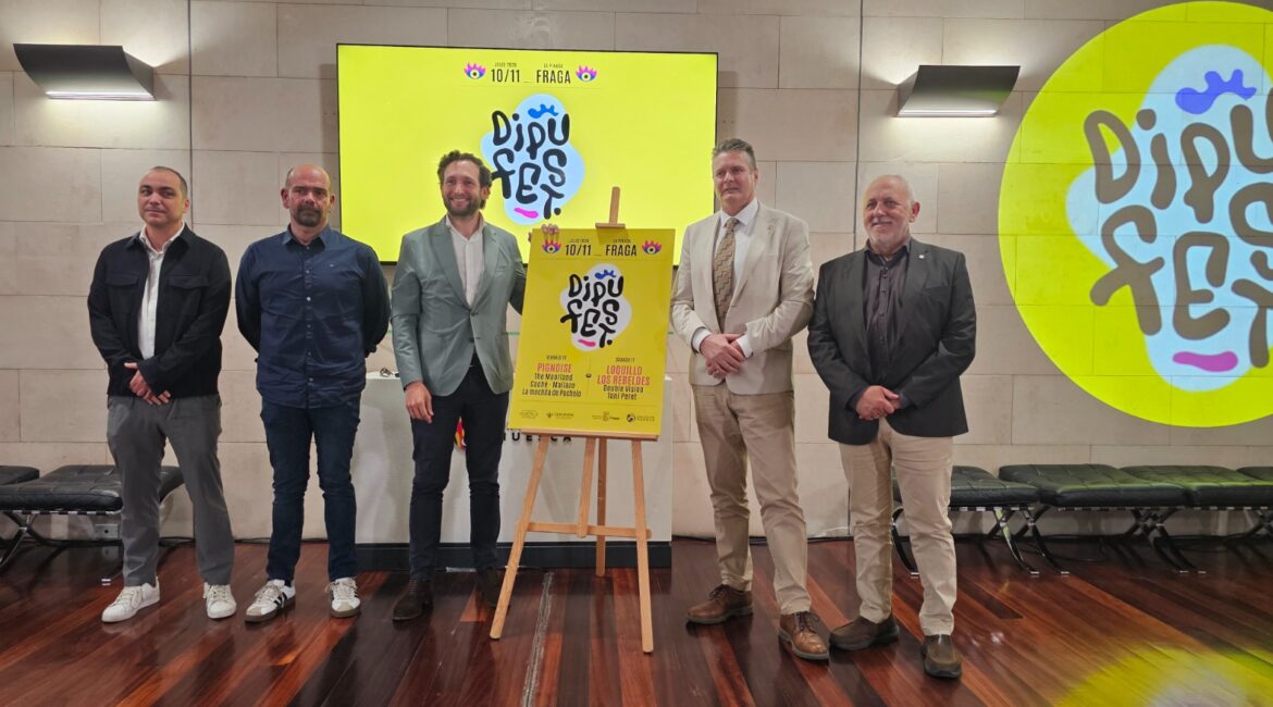 Loquillo, Pignoise, Los Rebeldes y Toni Peret encabezan el Dipufest 2026 junto a una potente representación altoaragonesa