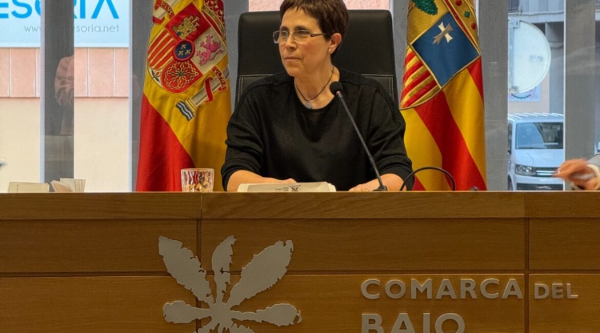 Reyes Pascual, primera mujer en presidir la Comarca del Bajo/Baix Cinca