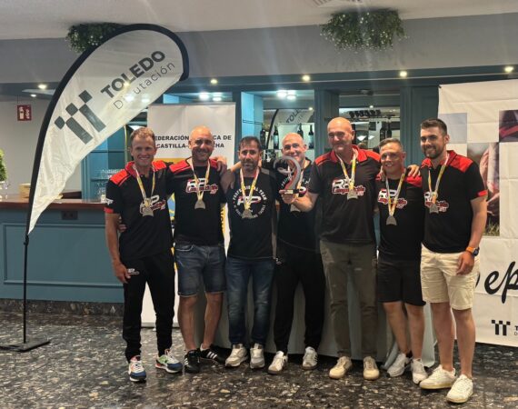 Iván Sampietro, subcampeón de España de pesca con el equipo RP Competición La Molina en Toledo