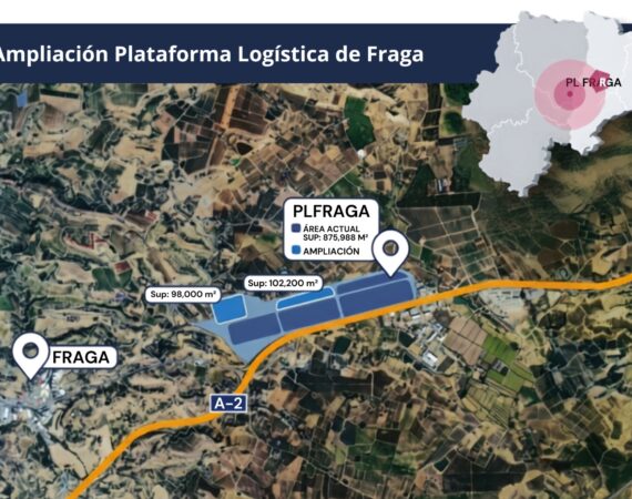 Así será la ampliación de PL Fraga que ejecutará el Gobierno de Aragón