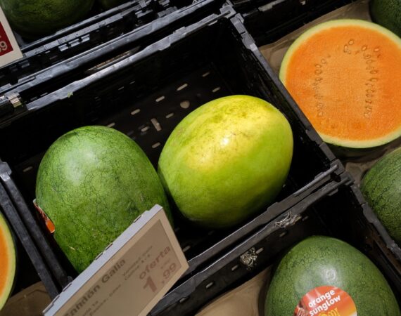 sandia naranja
