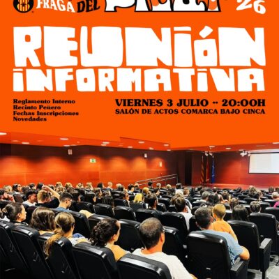 Peña Fragatina convoca la primera reunión informativa de las Fiestas del Pilar 2026 el próximo 3 de julio