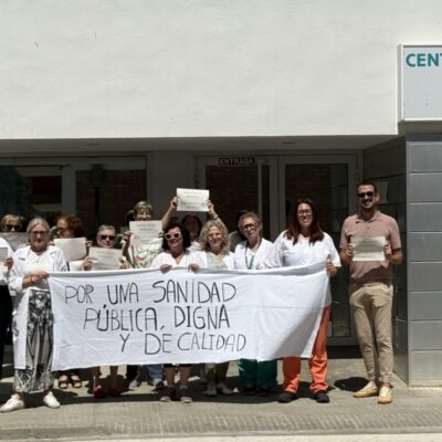 Incidencias en el centro de salud de Mequinenza por la huelga médica