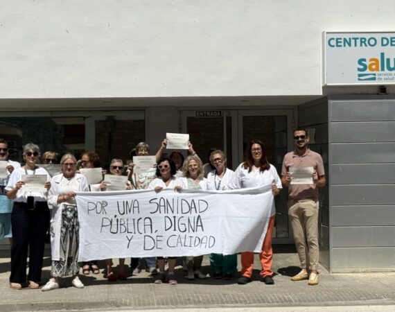 Incidencias en el centro de salud de Mequinenza por la huelga médica