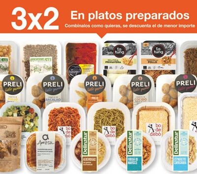 Supermercats Orangutan llança una promoció 3×2 en plats preparats per gaudir de l'estiu amb més comoditat