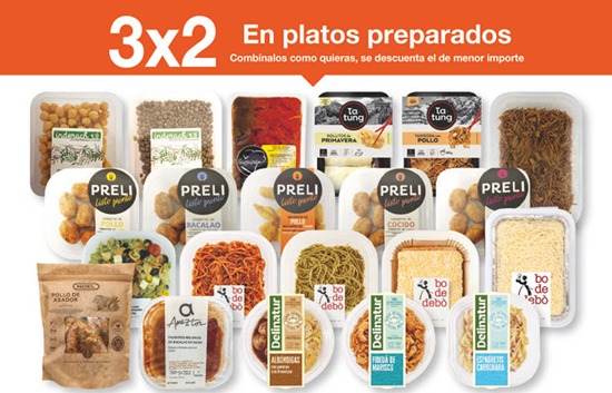 Supermercados Orangután lanza una promoción 3×2 en platos preparados para disfrutar del verano con más comodidad