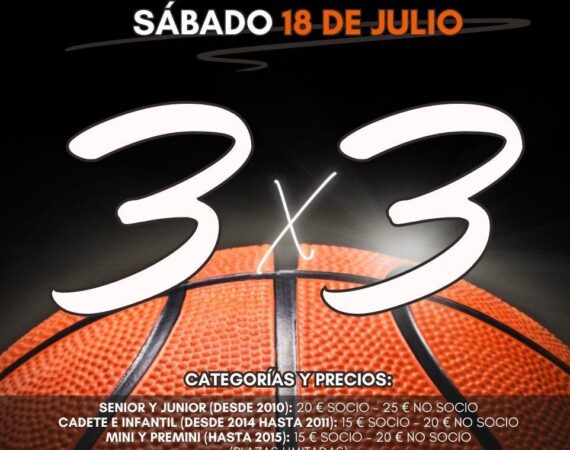 El 3×3 del Club Basket Peña Fragatina regresa este sábado con una jornada de deporte, convivencia y diversión