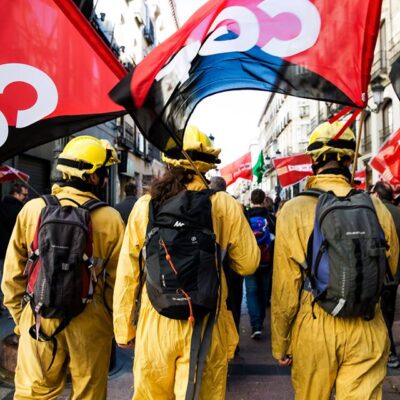 El sindicato CGT denuncia la precarización laboral de los Bomberos Forestales de Aragón