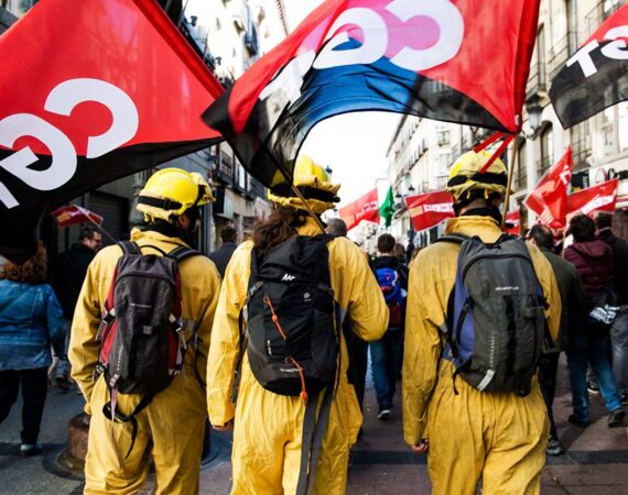 El sindicato CGT denuncia la precarización laboral de los Bomberos Forestales de Aragón