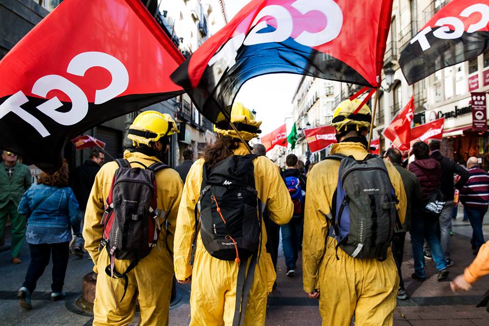 CGT bomberos forestales