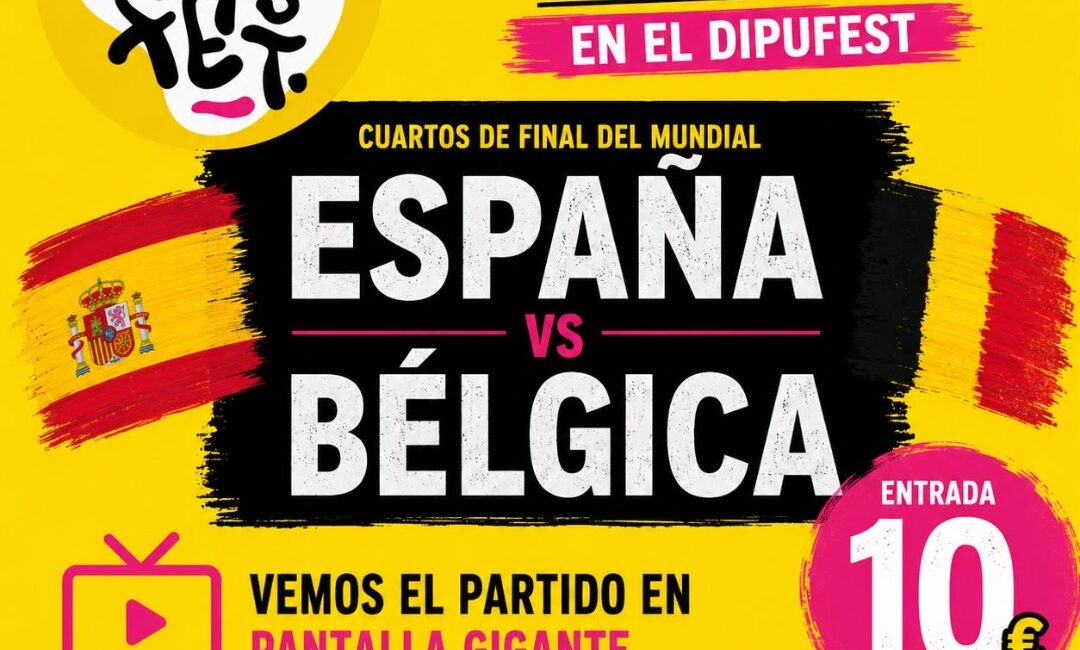 Pantalla gigante para ver el mundial en el Dipufest y entradas especiales a 10 €