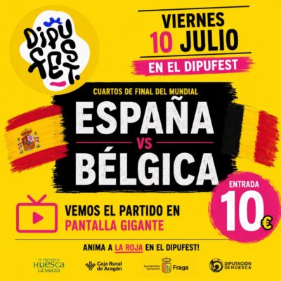 Pantalla gigante para ver el mundial en el Dipufest y entradas especiales a 10 €