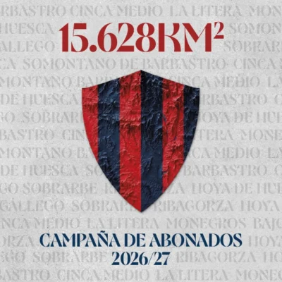 La SD Huesca lanza la campaña “15.628 km²” para unir todas las comarcas de la provincia