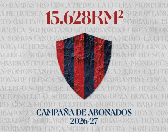 La SD Huesca lanza la campaña “15.628 km²” para unir todas las comarcas de la provincia