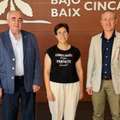 Renuevan el convenio de colaboración entre Cámara de Huesca, Comarca del Bajo/Baix Cinca y La Intersectorial