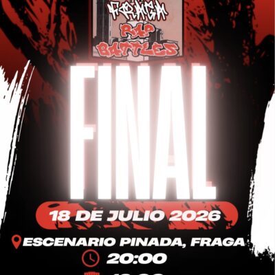 Anuncian la final de las Fraga Rap Battles para este 18 de julio en el parque de La Pinada