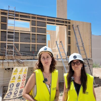 La casa que está llamando la atención en Fraga: de construcción industrial en madera, se levanta en semanas y prácticamente no genera residuos