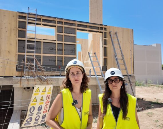 La casa que está llamando la atención en Fraga: de construcción industrial en madera, se levanta en semanas y prácticamente no genera residuos