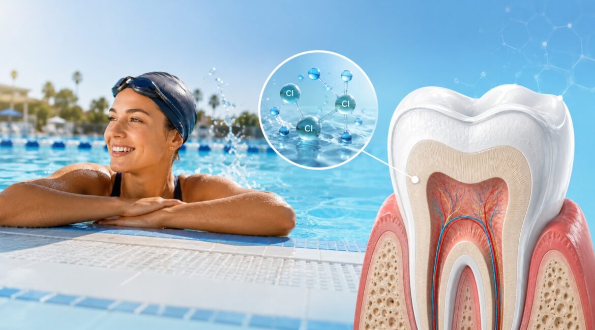 ¿El cloro de la piscina o el agua del mar afectan a los dientes? Te aclaramos la duda