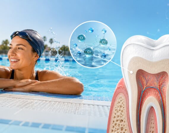 ¿El cloro de la piscina o el agua del mar afectan a los dientes? Te aclaramos la duda