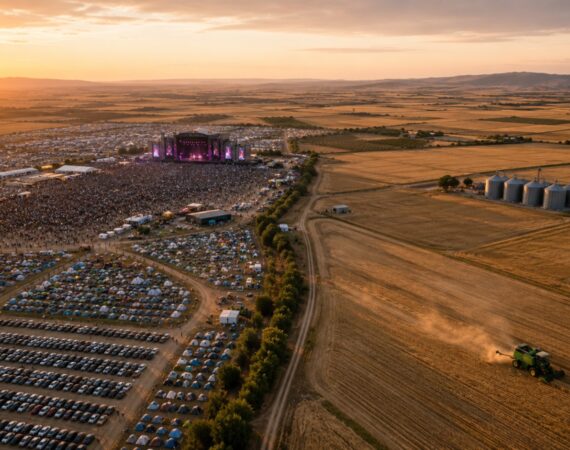 ¿Qué es más rentable en un terreno rústico?, un festival o explotación agrícola tradicional