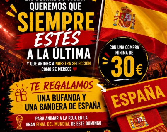 El Bajo/Baix Cinca se vuelca con la selección española para la gran final del Mundial